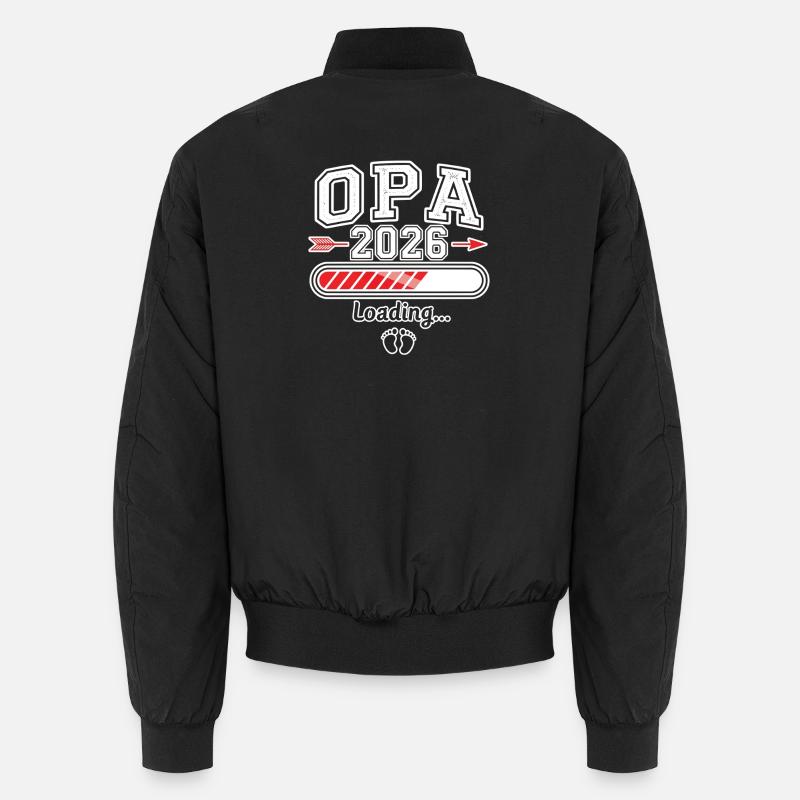 Opa 2026 Loading - Unisex Bomberjacke - Schwarz