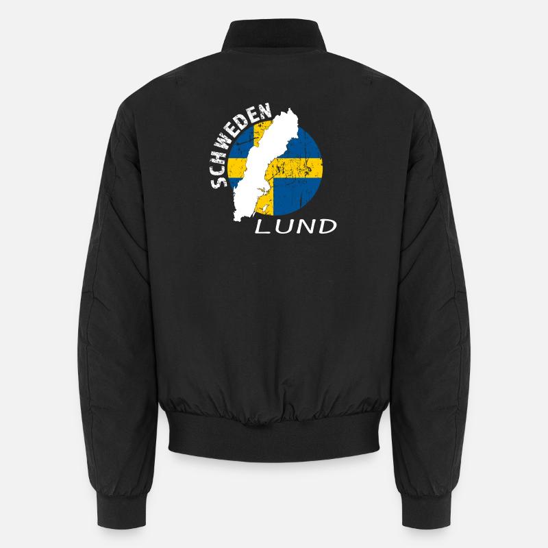 Lund - Bomber unisexe - noir
