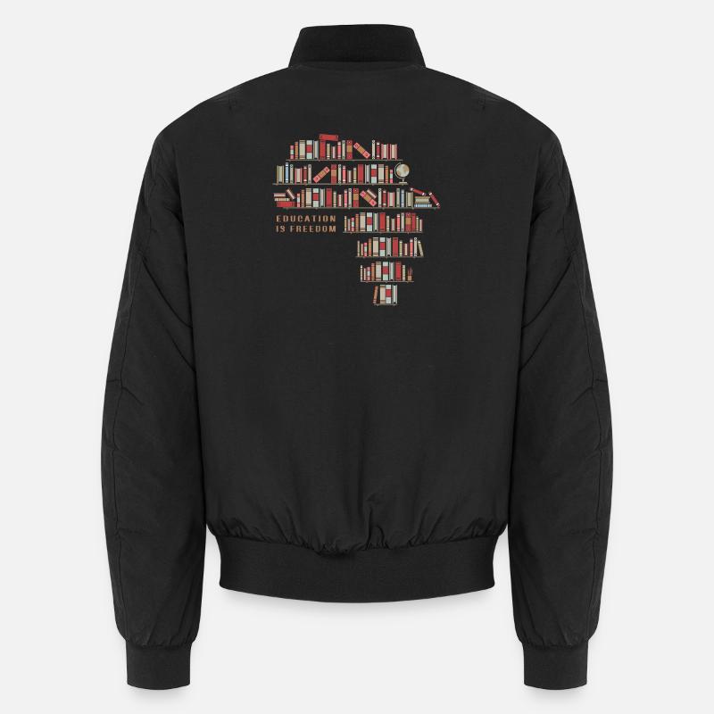 Black History Month - Unisex Bomber Jacket - black
