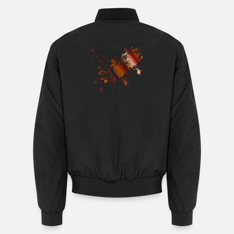 KAFFEE FLECKEN - Unisex Bomberjacke - Schwarz