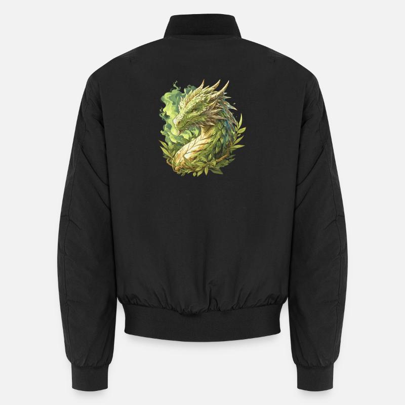 Dragon Dragon - Unisex Bomber Jacket - black