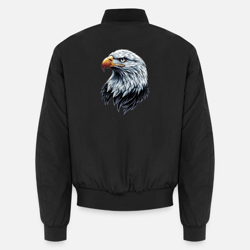 Aigle Pygargue à tête blanche Aigle royal Pygargue à queue blanche Bomber unisexe
