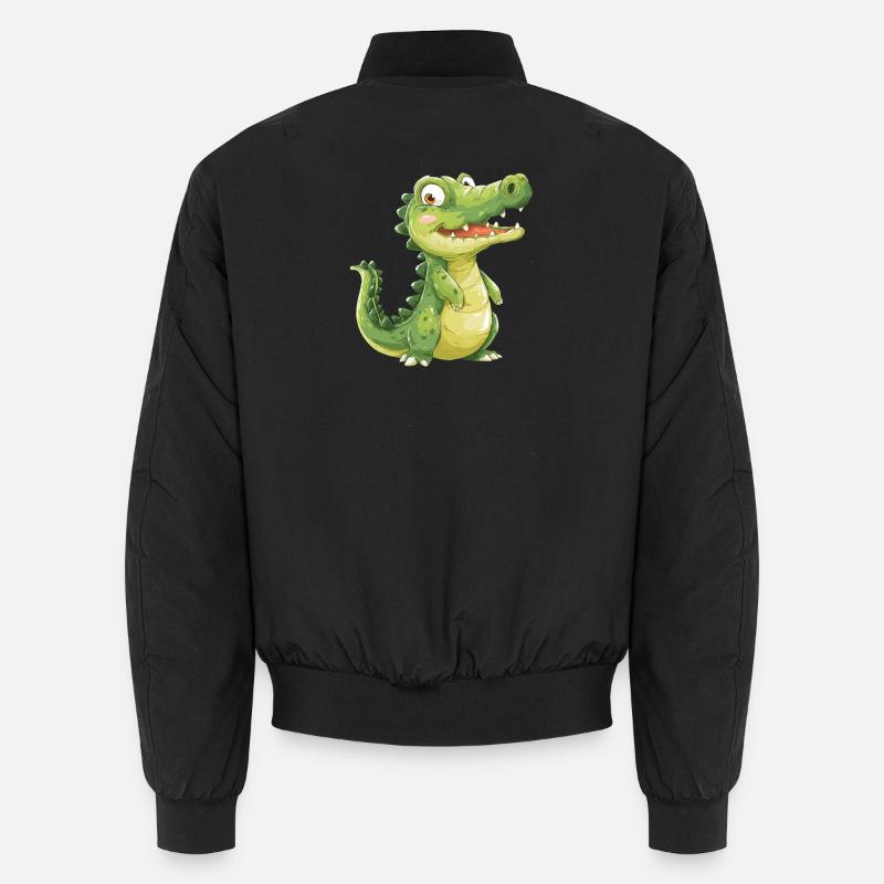 Mignon bébé crocodile Bomber unisexe