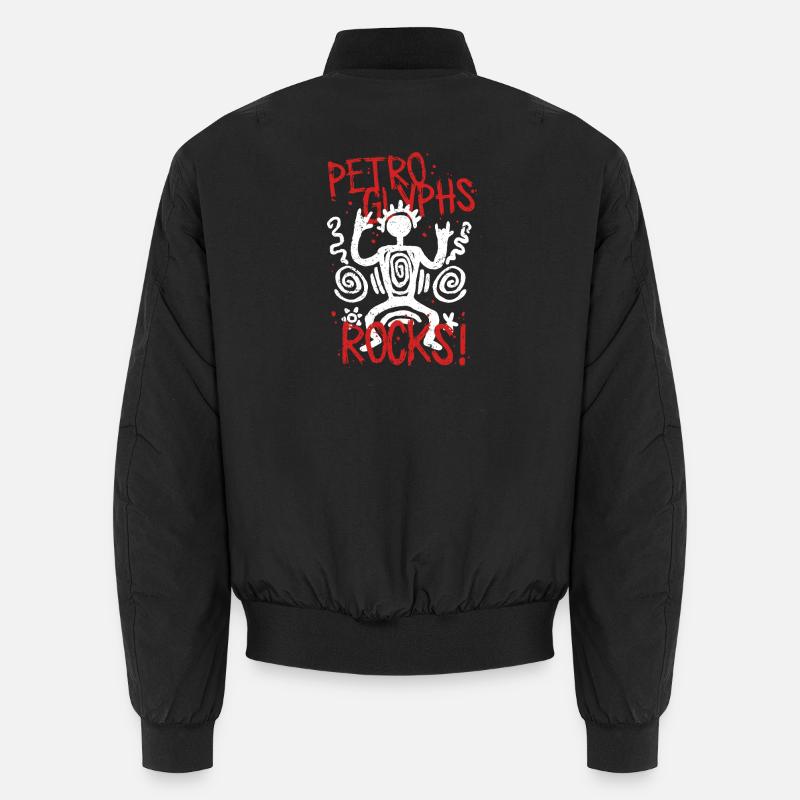 Petroglyph Petroglyphs Pictographs Unisex Bomber Jacket