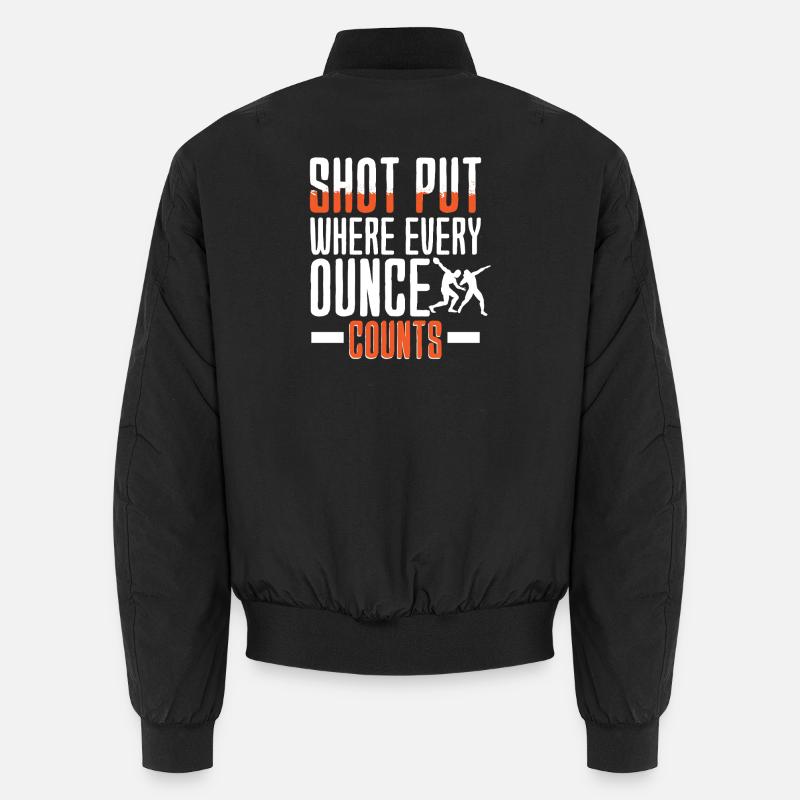 Lancer du poids Lancer du poids Lanceur de poids Bomber unisexe