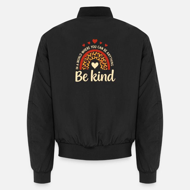 Unity Day Orange T-Shirt | Be Kind Rainbow Tee  Unisex Bomber Jacket