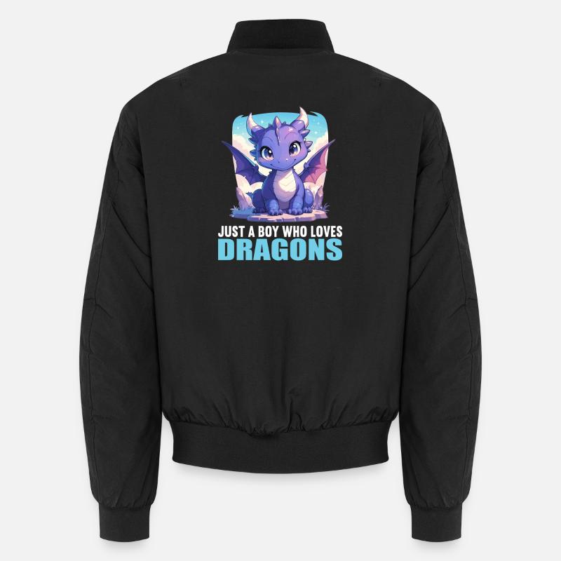 Drachen Drache Unisex Bomberjacke