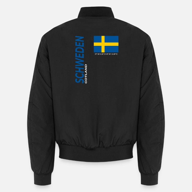 Gotland - Unisex Bomber Jacket - black