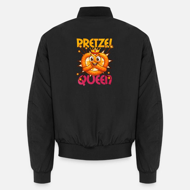 Bretzel - Unisex Bomberjacke - Schwarz