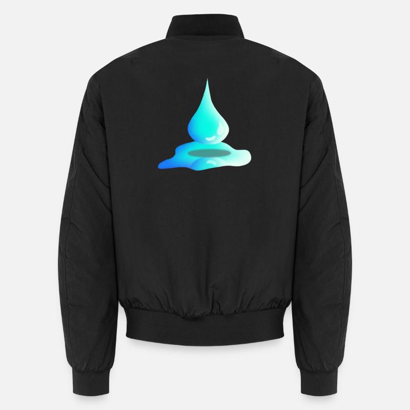 Gouttes d’eau | Eau | Nature Bomber unisexe
