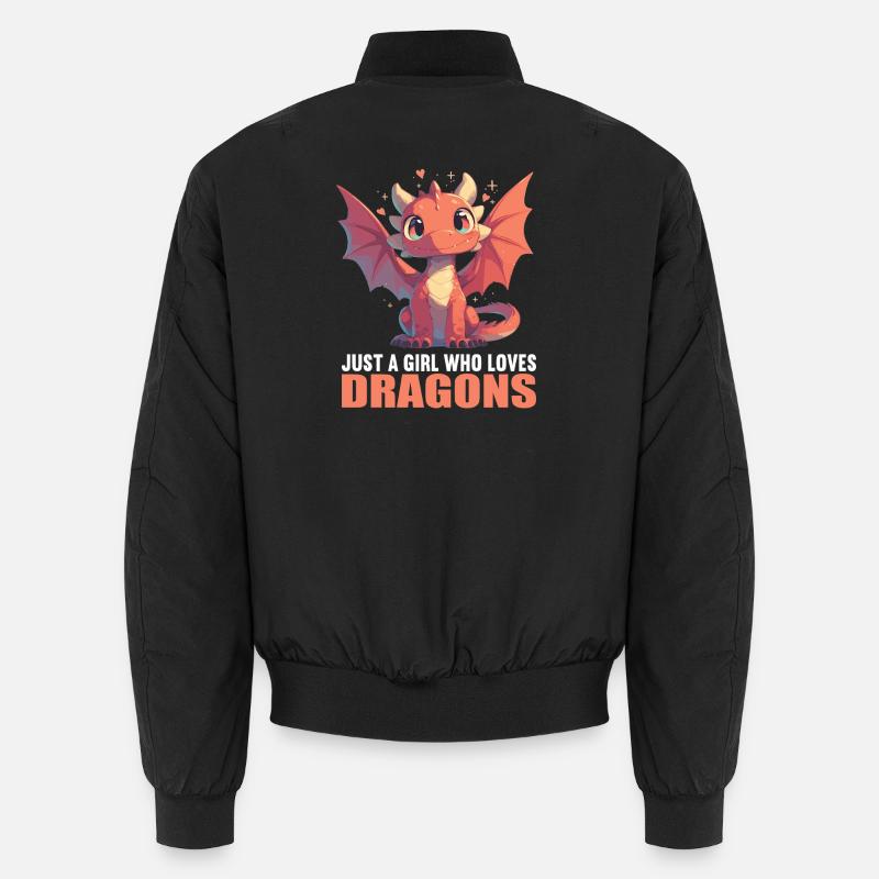 Dragon Dragon - Unisex Bomber Jacket - black