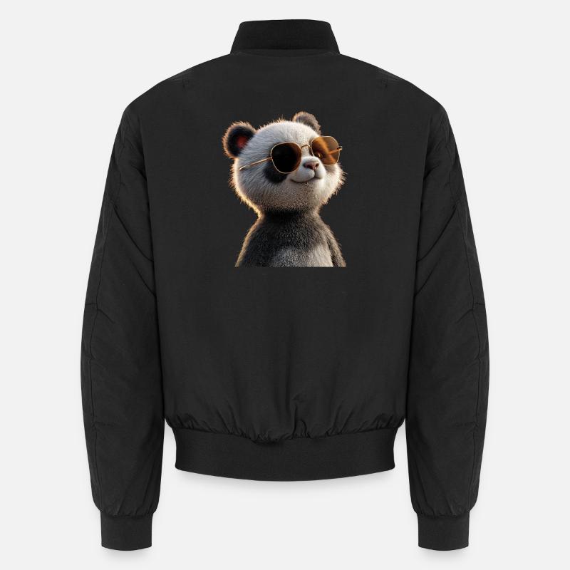 Panda Bär Große Pandas Riesenpanda Süßer Pandabär Unisex Bomberjacke