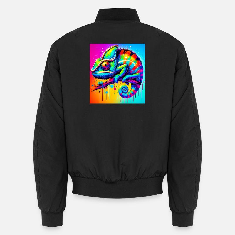 chameleon - Unisex Bomber Jacket - black