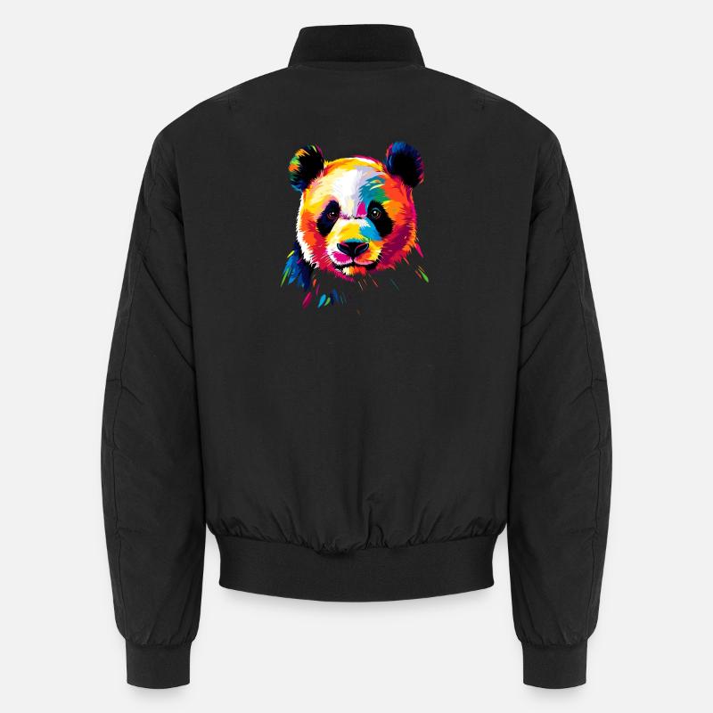 Panda Ours Pandas Géants Panda Géant Mignon Panda Ours Panda Bomber unisexe