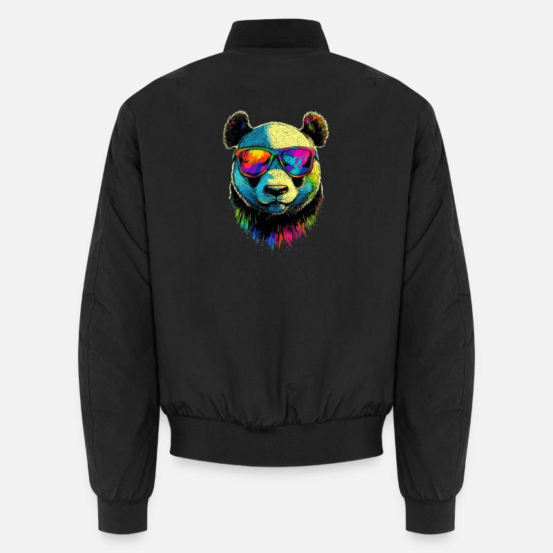 Panda Ours Pandas Géants Panda Géant Mignon Panda Ours Panda Bomber unisexe