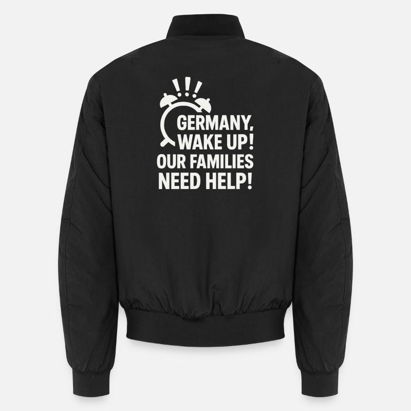 Germany, wake up ! Unisex Bomber Jacket