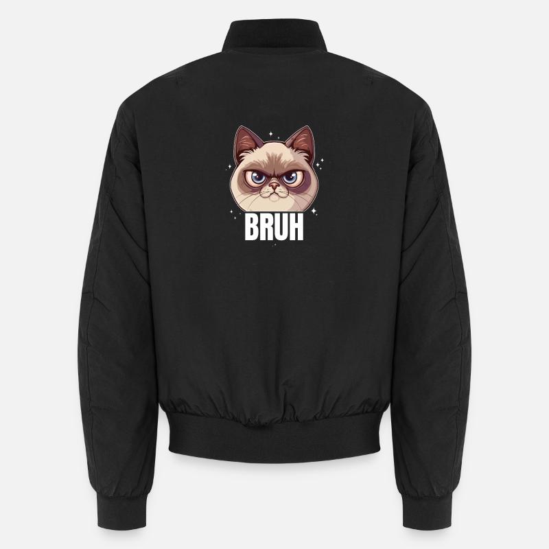 Mec Chat - Bomber unisexe - noir