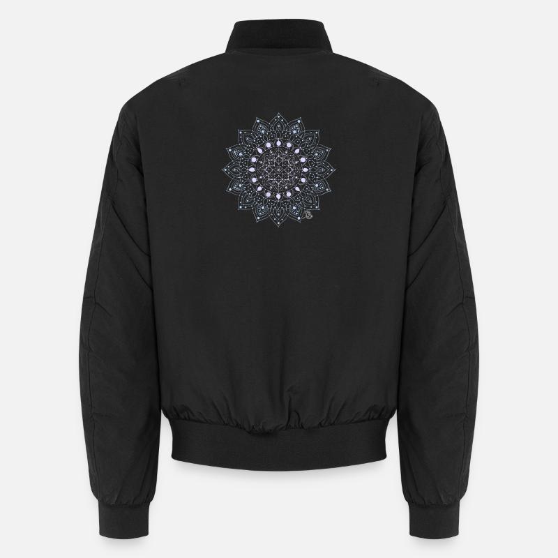 Geometrisches Mandala Muster Unisex Bomberjacke