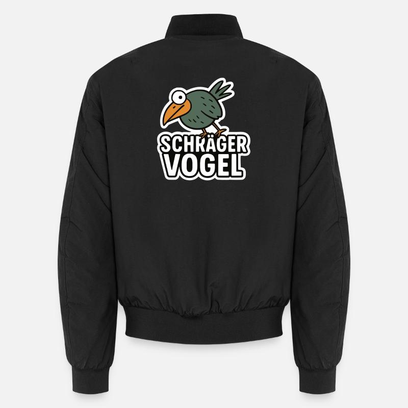Weird bird shrill crazy Unisex Bomber Jacket