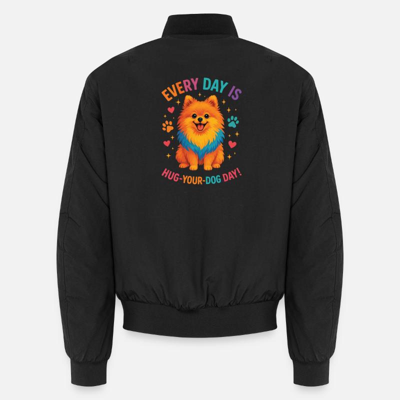 Zwergspitz Unisex Bomberjacke