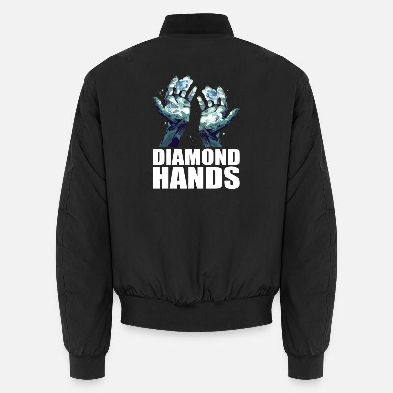 Commerce de mains de diamants Bomber unisexe