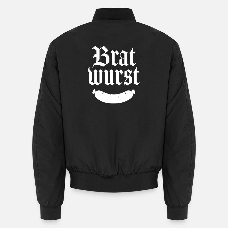 BratWurst - Unisex Bomber Jacket - black