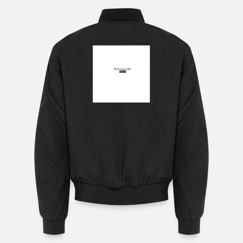 Asere Blanc - Bomber unisexe - noir