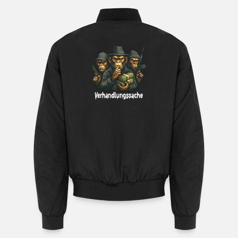 Verhandlungssache - Unisex Bomberjacke - Schwarz
