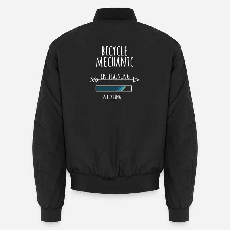 Gift Profession Training Bicycle Mechanic Unisex Bomber Jacket
