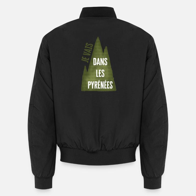 Je Vais Dans Les Pyrénées - Montagne Verte Bomber unisexe