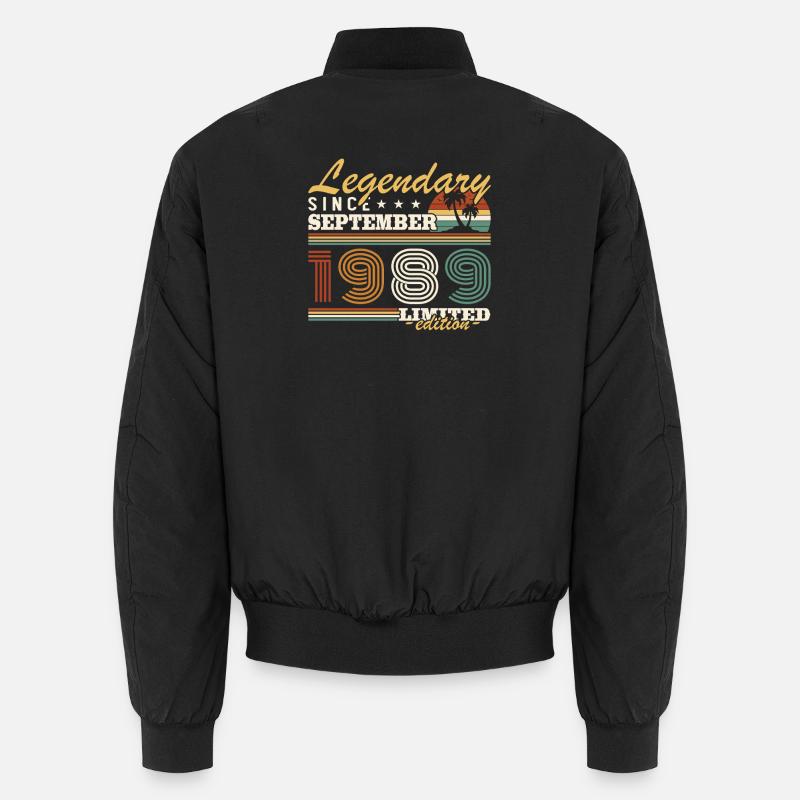 September 1989 Vintage Geburtstagsgeschenk Unisex Bomberjacke