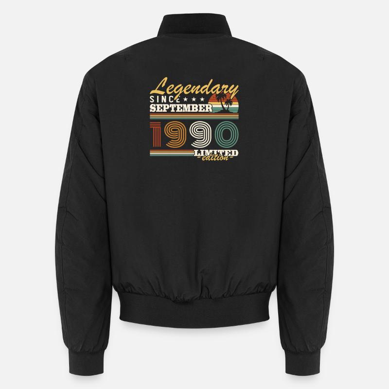 September 1990 Vintage Geburtstagsgeschenk Unisex Bomberjacke