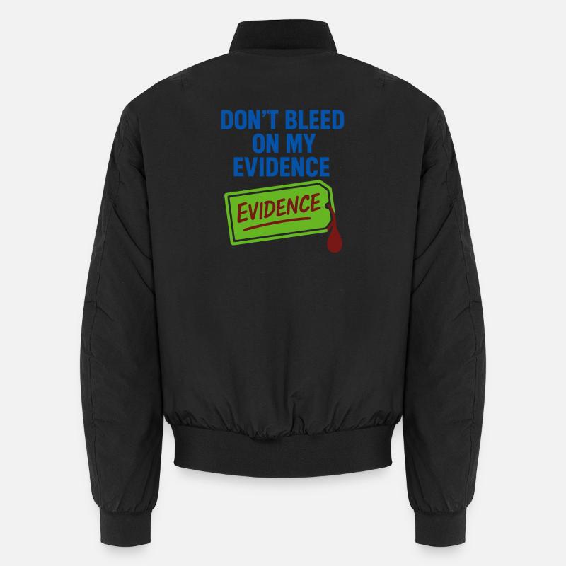 Forensic Chemist Crime Lab Toxicology - Unisex Bomber Jacket - black