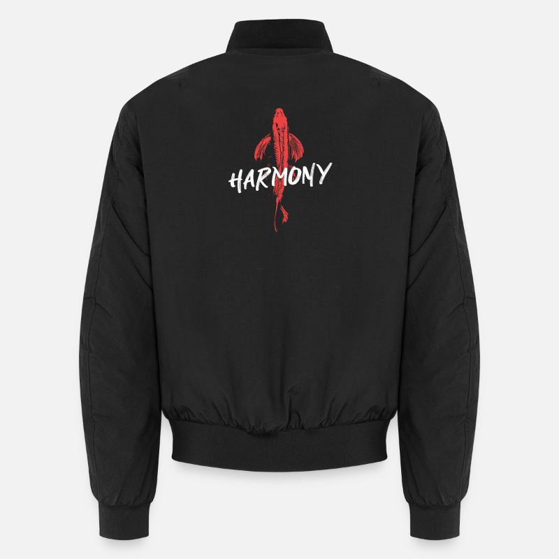 Koi Fish Harmonie Énergétique Bomber unisexe