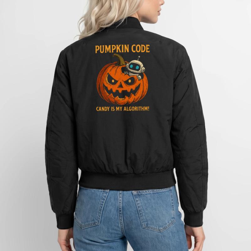 Pumpkin Code : Candy est mon algorithme ! Bomber unisexe