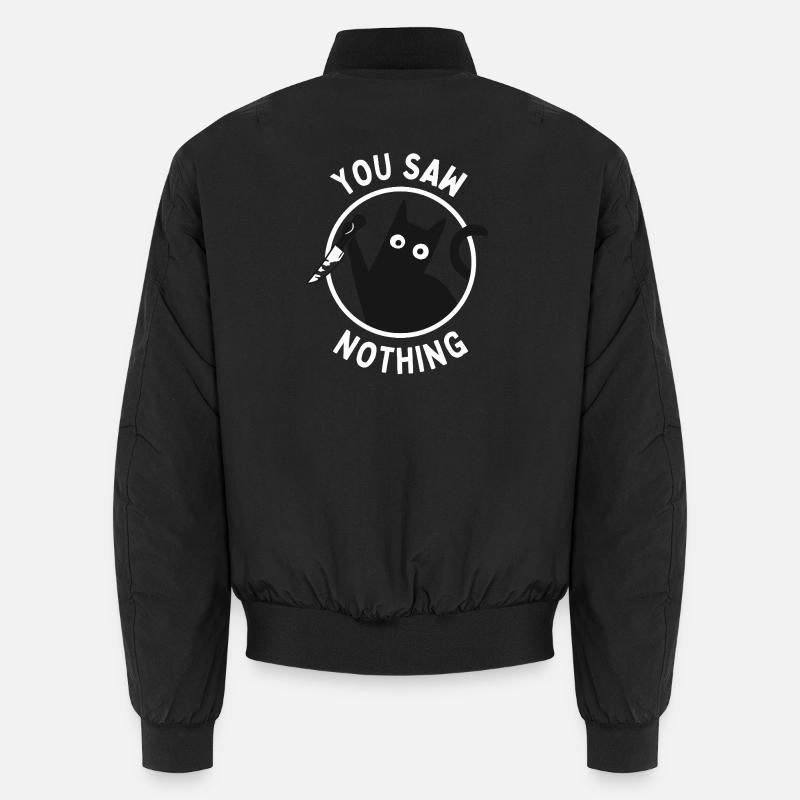 Vous n’avez rien vu - Bomber unisexe - noir