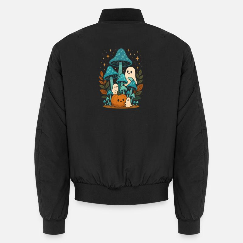 Fantômes de conte de fées et scène de citrouille Bomber unisexe