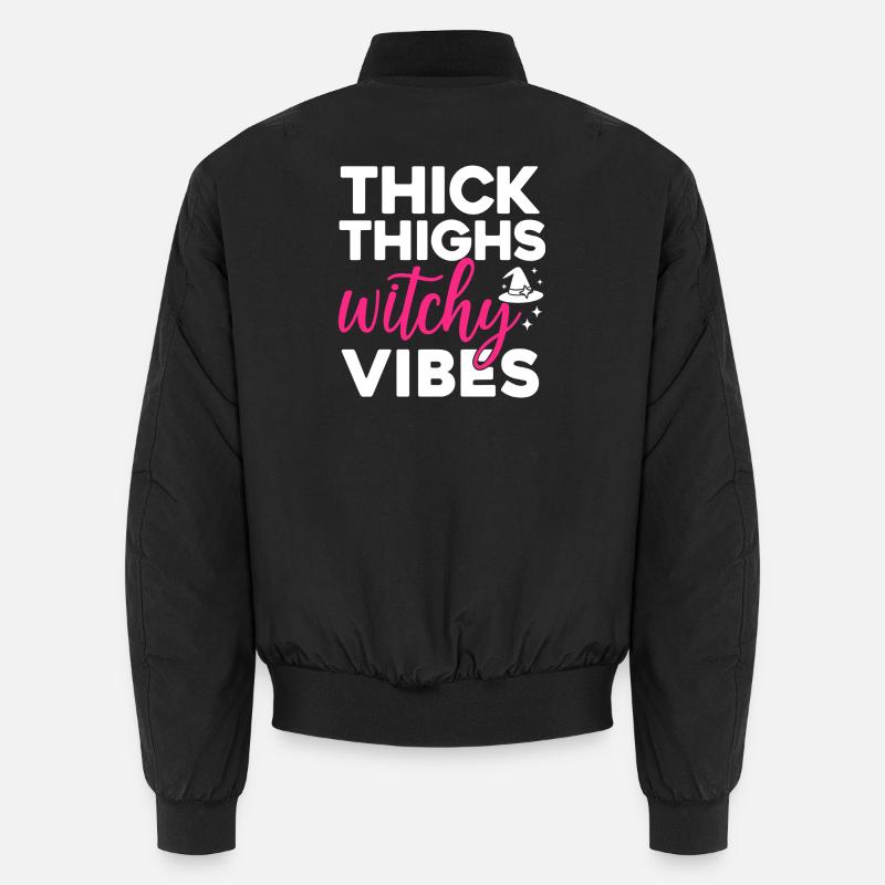 Witchy Vibes Magical Witch Style - Unisex Bomber Jacket - black