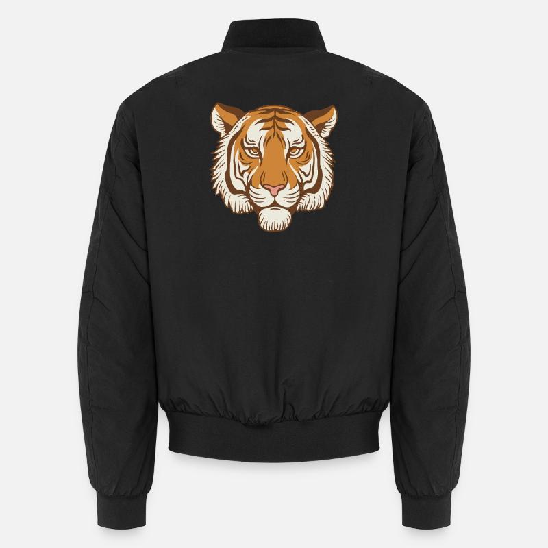 Retro Tiger – Roi de la forêt coréenne Bomber unisexe