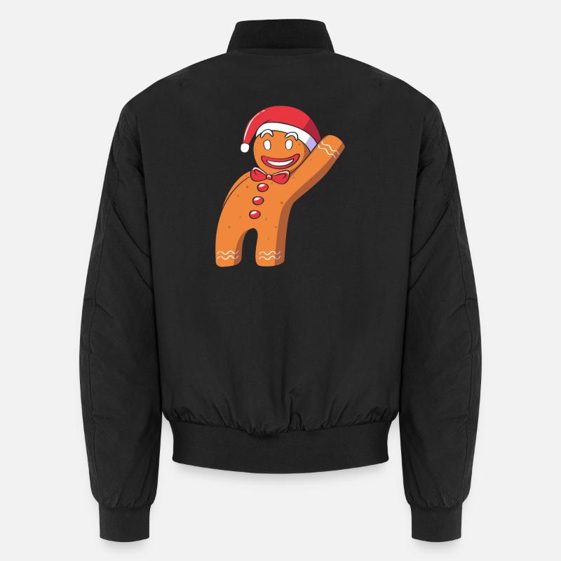 Gingerbread Man Christmas Gingerbread Lebkuchen Unisex Bomber Jacket