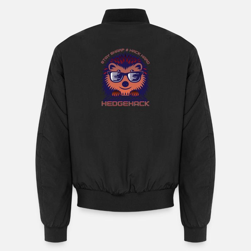 T-shirt Hérisson Coding Enthusiast Bomber unisexe