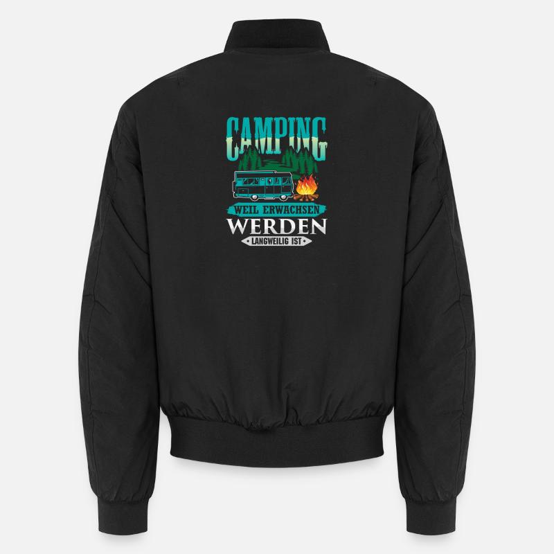Camper Camping Caravane Dicton Bomber unisexe