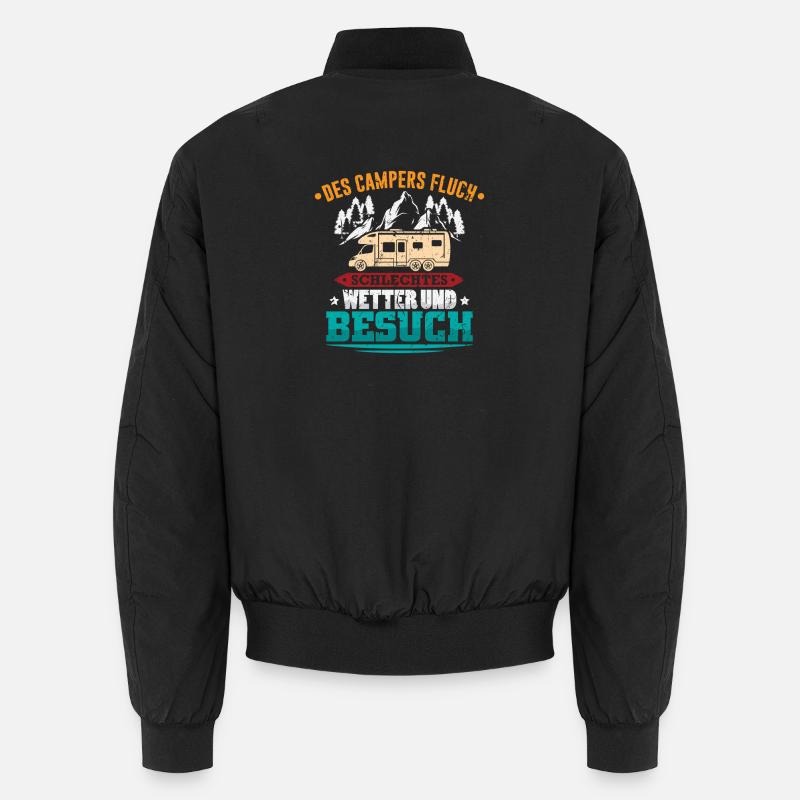 Camper Camping Caravane Dicton Bomber unisexe