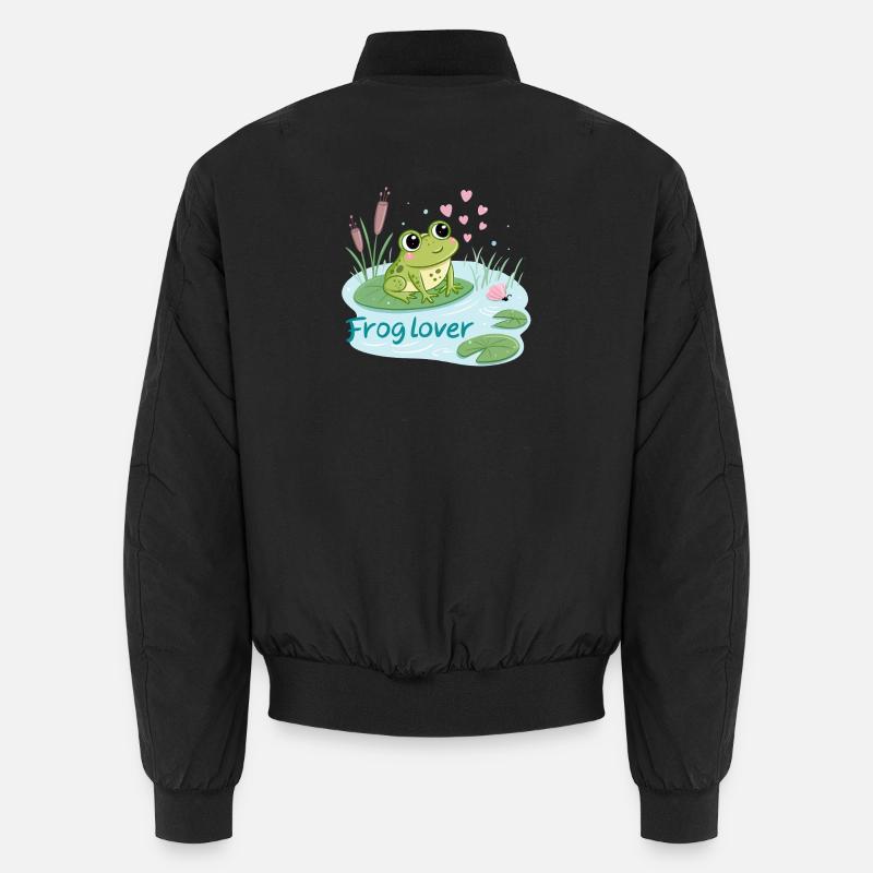 Grenouille Gourmande Amour Bomber unisexe