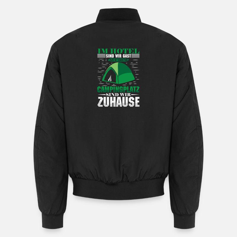 Camper Camping Caravane Dicton Bomber unisexe