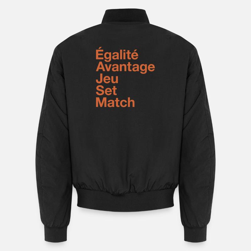 French Tennis - Unisex Bomber Jacket - black