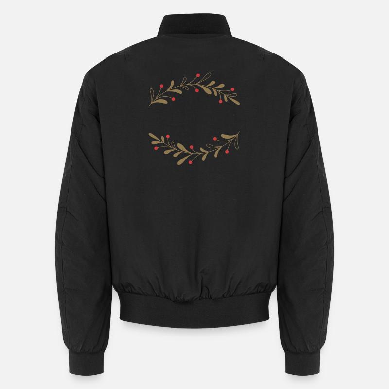 Couronne de feuilles d'automne en filigrane Bomber unisexe