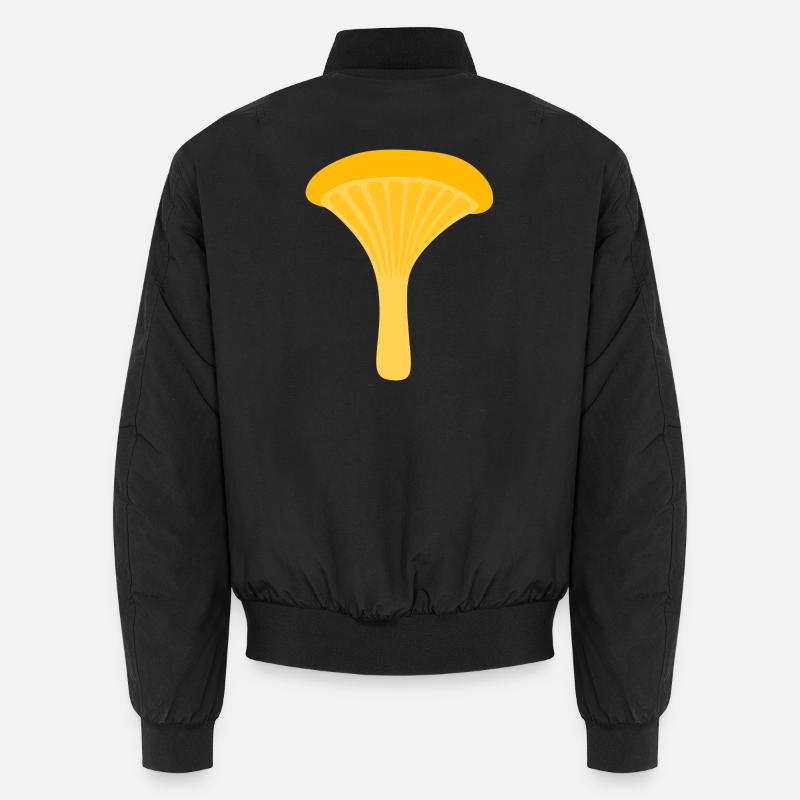Illustration de champignon chanterelle jaune Bomber unisexe