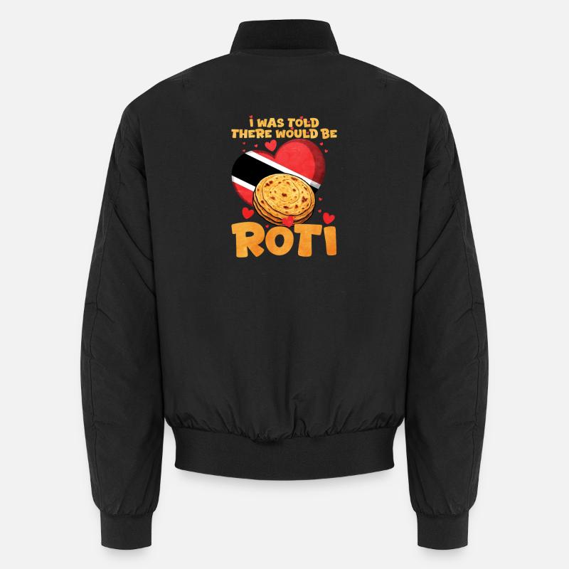 Roti de Trinité-et-Tobago - Bomber unisexe - noir