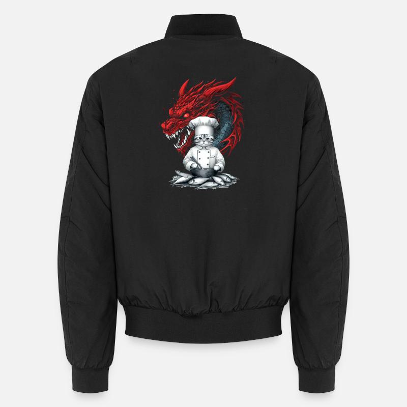 Asien Katze Koch  Unisex Bomberjacke